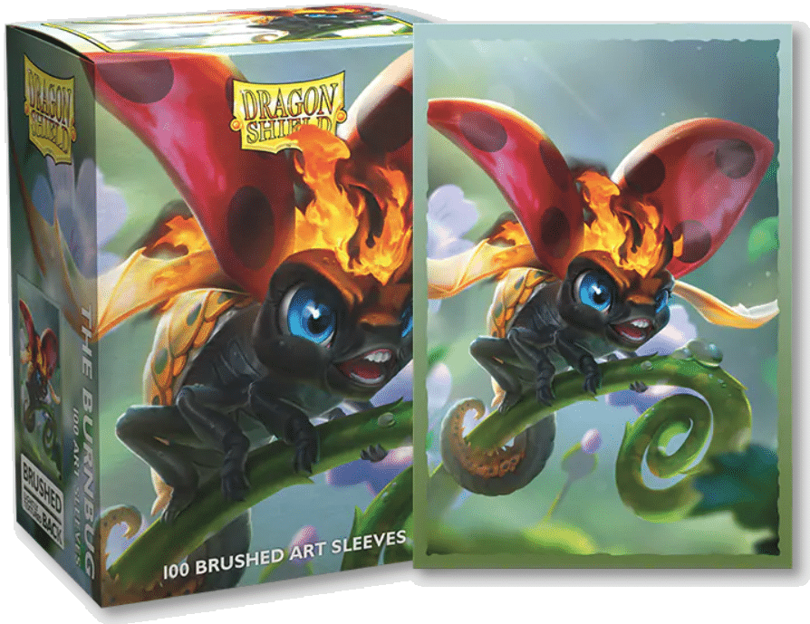 Dragon Shield Burnbug Brushed Art 100ct Sleeves image 0